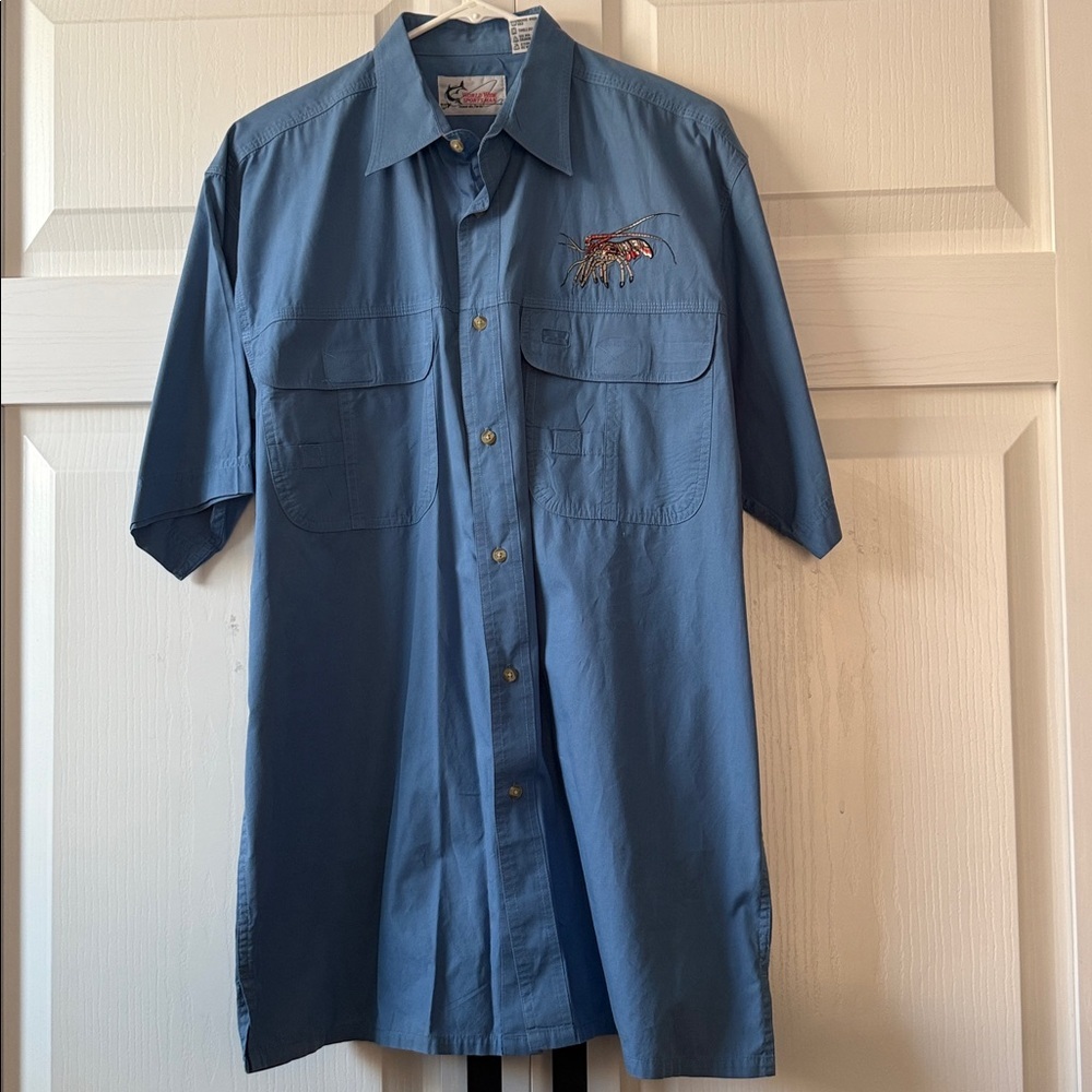 Bass Pro Shops WORLD WIDE SPORTSMAN FISHING SHIRT Size Medium